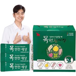 목편한세상 목간지럽고 칼칼하고 기침가래 목건강 기관지 성대보호 도라지 더덕 모과 30포 1박스