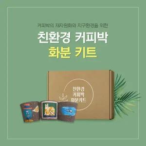 아트박스/예스잇츠커피 친환경 커피박 DIY 화분 만들기 키트