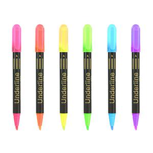 문화 언더라인 형광펜 (블랙바디 1자루)