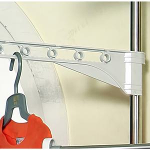 기둥식 압축봉 4단 수직건조대 좁은공간 원룸 빨래건조대