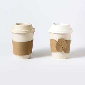 [IG] 무접착 커피콩 모양 종이 홀더 커피 음료 테이크아웃 컵홀더 1박스 1000개