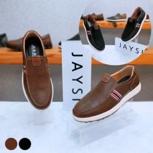 [제이시]제이시 볼넓은 남성쿠션 캐주얼 소가죽 로퍼 3cm M020