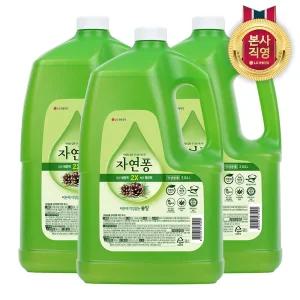자연퐁 주방세제 솔잎 3.04L  x 3개