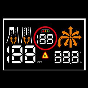 자동차속도디스플레이 헤드업디스플레이 hud 유리창 내비게이션 속도계 속도표시 내비게이션 제니시스 코나