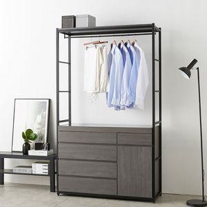 아이앤 레버티 1200 시스템 4단서랍 드레스룸 행거 SY