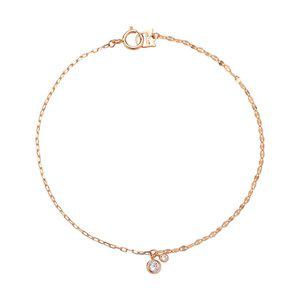 [모아르]14K 팔찌 체인 금팔찌 참 언벨