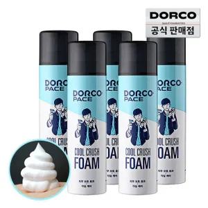 도루코 페이스 대용량 쿨크러쉬 쉐이빙폼 250ml 5개