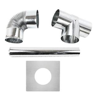 꾸버스 125mm 연통 국산 연도 화목난로 펠렛 펠릿 90 110 125 150