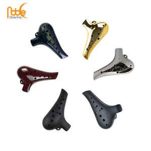 노블오카리나 알토C-군청-흑장미-블랙-티타늄 골드