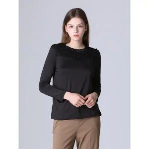 [하프클럽/르오트]벨라 기모 레이스 블라우스 4종세트