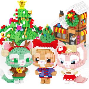 알꿀밤 크리스마스 선물 나노블럭 MS미니 성탄절 4종