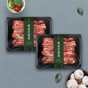 [웰던푸드] 미국산 초이스 블랙앵거스 LA갈비 1kg x 2팩