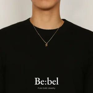 순금목걸이 3.75g 24k 남자 여자 디자인 이니셜 H 비벨 한돈 1돈