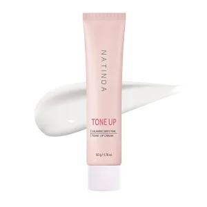나틴다 칼라민 샤이니 핑크 톤업크림 50g 빛나는 물광피부 주름 미백 기능성