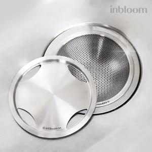 인블룸 올스텐 SUS304 싱크대거름망/배수구망 &커버 세트