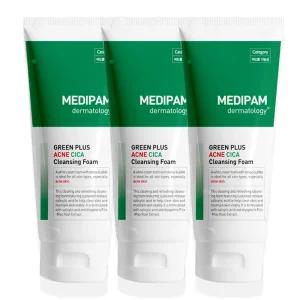 메디팜 진정 시카 대용량 클렌징폼 220ml 3개 /문제성피부케어