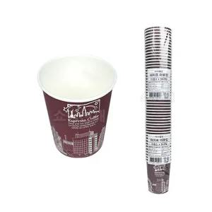 아이존 테이크아웃컵 10온스 50개입.300ml 일회용종이컵 무늬 커피숍 사무실