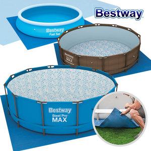 BW 58002 원형 풀장 바닥깔개 396x396cm/수영장깔개