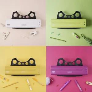 카피어랜드 프로라미 코팅기 컬러팝 A4 2롤러 H290 +코팅지+펀칭기+링