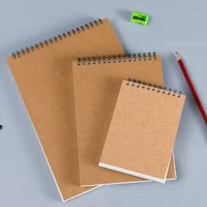 인체드로잉 스케치북 크로키북 드로잉 컬러 색칠공부 휴대용 가로철 수채화 연필 A5