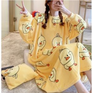 수면잠옷 홈웨어 파자마 극세사 빅사이즈 겨울 잠옷파