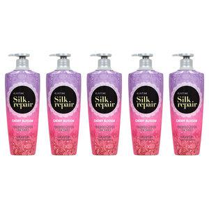 엘라스틴 실크리페어 컨디셔너 550ml 체리블라섬향, 5개