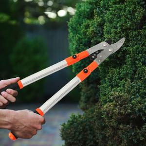 리벨리 고강도 양손 전지가위 5단 길이조절 가지치기 조경 원예 전지가위