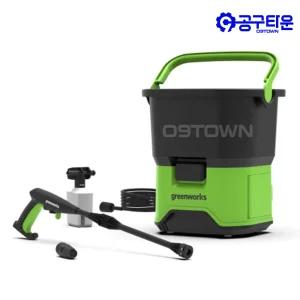 그린웍스 충전 고압세척기 G-MAX 40V 본체 20L 호스길이 6M BL GW5100673