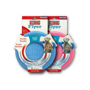 [에코펫][KONG-KP15] 콩 퍼피 플라이어 강아지원반(색상랜덤)