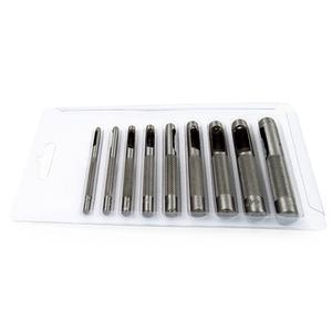 스틸 펀칭기 펀칭 가죽 공예 펀치 9종 사이즈 세트 펀치기 셀프 제본 구멍 뚫는도구 미니 티켓 다꾸 종이