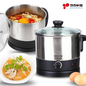 키친아트 라면포트 KP-1002FT 1.5L 대용량 스텐인리스 전기 멀티 무선 커피 주전자 쿠커 포트