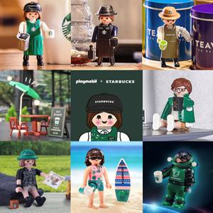 스타벅스  플레이모빌 피규어 조이 준 로이 제이 제니 그레이스 레오 퍼니처  (8종 옵션 선택)