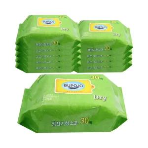 크리네 부포조 BUPOJO 정전기청소포 30매 10팩(300매)