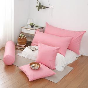 컬러뮤즈 바디필로우 등받이쿠션 2인용 쿠션 모음 침대 소파 마카롱핑크 국산 순면 광목