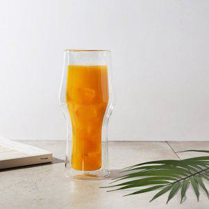 [까사무띠](하남점)젤라또 이중유리컵 500ml 2P