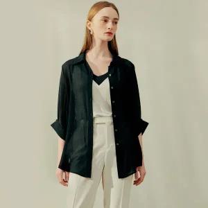 [마르조]블랙에디션 블랙블라우스