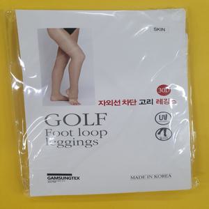 요거다 1매 / GOLF 자외선차단 고리레깅스 30 D / 스킨 / 감성텍스 골프