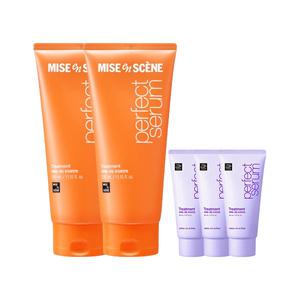 미쟝센 퍼펙트 세럼 트리트먼트 330ml, 2개 + 증정(세럼 매직스트레이트 트리트먼트 31ml, 3개)