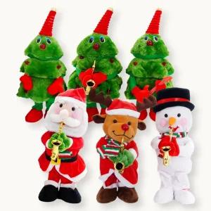 크리스마스 춤추는 트리인형 9종 산타 루돌프 눈사람