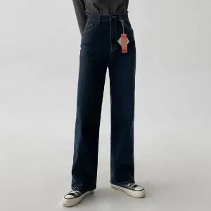 [에이와비] [140.150ver/발열기모] (예쁘진)제로진청기모와이드팬츠 -키작녀/기장선택/1color/4size