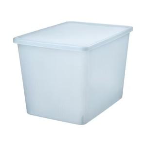 이케아 RYKTA 뤽타 대형 수납상자+뚜껑 36x50x35cm 44.5L 의류정리함 이불정리 수납함 리빙박스