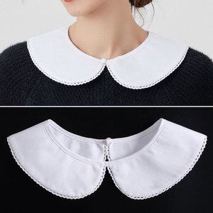 둥근 케이프 페이크카라 레이어드 세일러 넥카라 블라우스