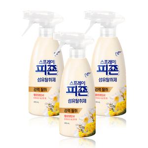 피죤 섬유탈취제 옐로미모사 490ml x 3개