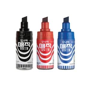 모나미 사각닙 유성매직 병매직 1다스(12개)