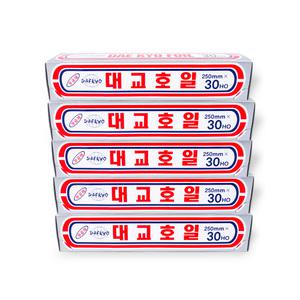 대교호일 250mmx30HO-5개 쿠킹호일 25x30ho 250x30호 은박지 알루미늄