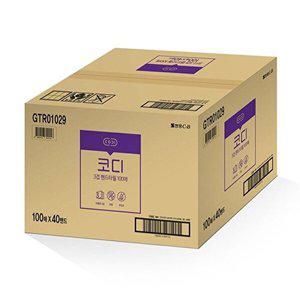 [코디]쌍용씨앤비 코디 3겹 핸드타월 100매 40입