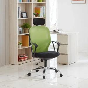 포비스 사무용 학생 헤드레스트 메쉬의자 스틸형  무배