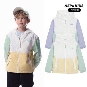 [네파키즈/택가119,000] KKC0604 멜로우 블럭 후드자켓 본사직영