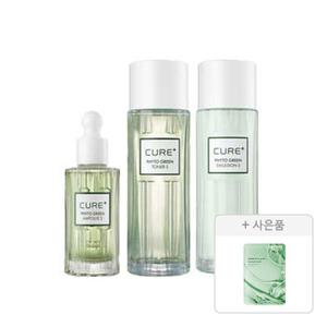 김정문알로에 큐어 피토 그린 앰플 기획구성, 1개 (토너 130ml, 1개 + 에멀전 130ml, 1개 + 앰플S 50ml, 1개 + 증정(리알로에 피토 그린 앰플 마스크 30ml, 1매 )