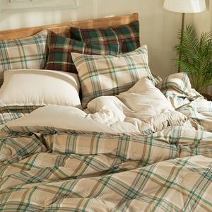 피노키오 체크 마이크로워셔 이불패드세트 Q